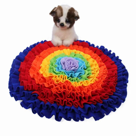 Pet Dog Snuffle Mat Nose Smell Training Sniffing Pad Dog Puzzle Toy Slow Feeding Bowl Food Dispenser Carpet Washable Dog toys - New House Pets