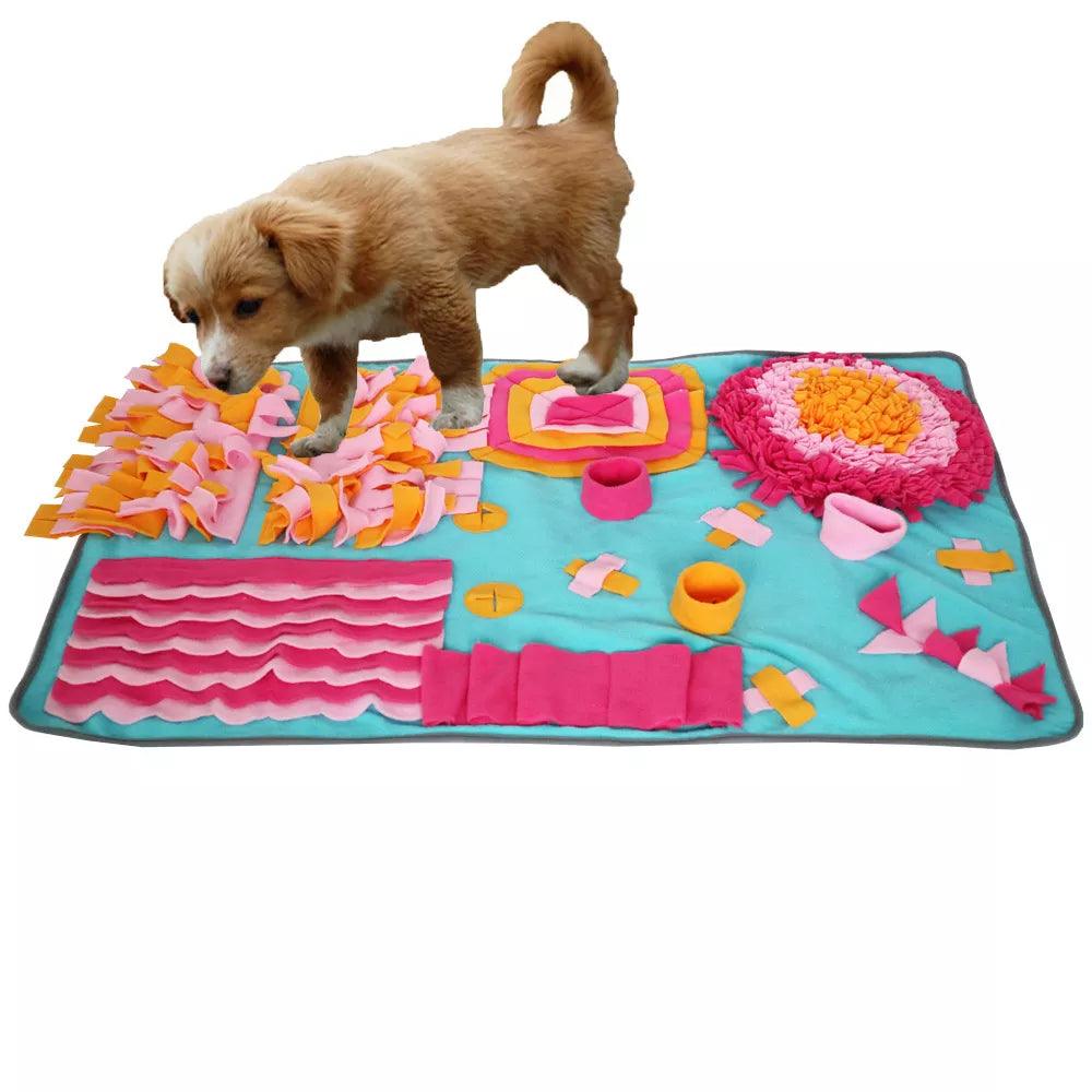 Pet Dog Snuffle Mat Nose Smell Training Sniffing Pad Dog Puzzle Toy Slow Feeding Bowl Food Dispenser Carpet Washable Dog toys - New House Pets
