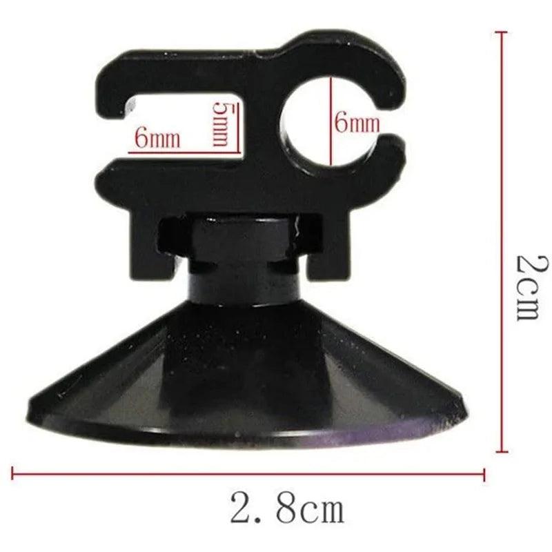 5Pcs Aquarium Suction Cup Clip Fish Tank Oxygen Tube Hose Pump Power Cord Buckle Wire Finisher Suction Cups Aquarium Accessories - New House Pets
