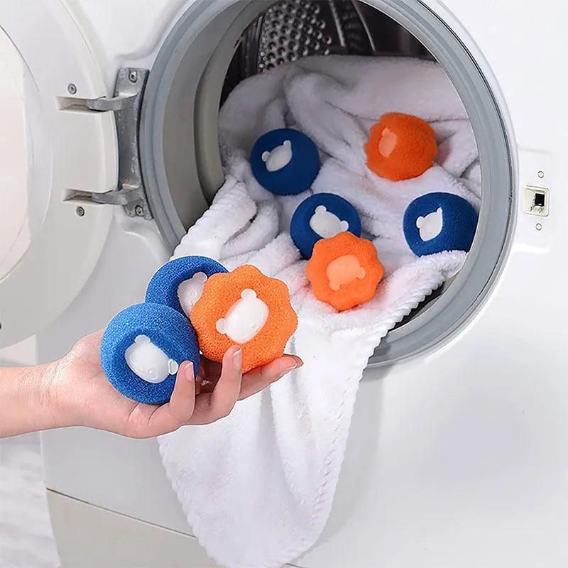 1-5pcs Pet Hair Remover Reusable Ball Laundry Washing Machine Filter Wool Sticker Cat Hair Remover Pet Fur Lint Catcher Home - New House Pets