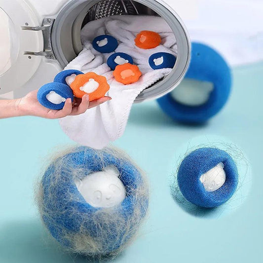 1-5pcs Pet Hair Remover Reusable Ball Laundry Washing Machine Filter Wool Sticker Cat Hair Remover Pet Fur Lint Catcher Home - New House Pets