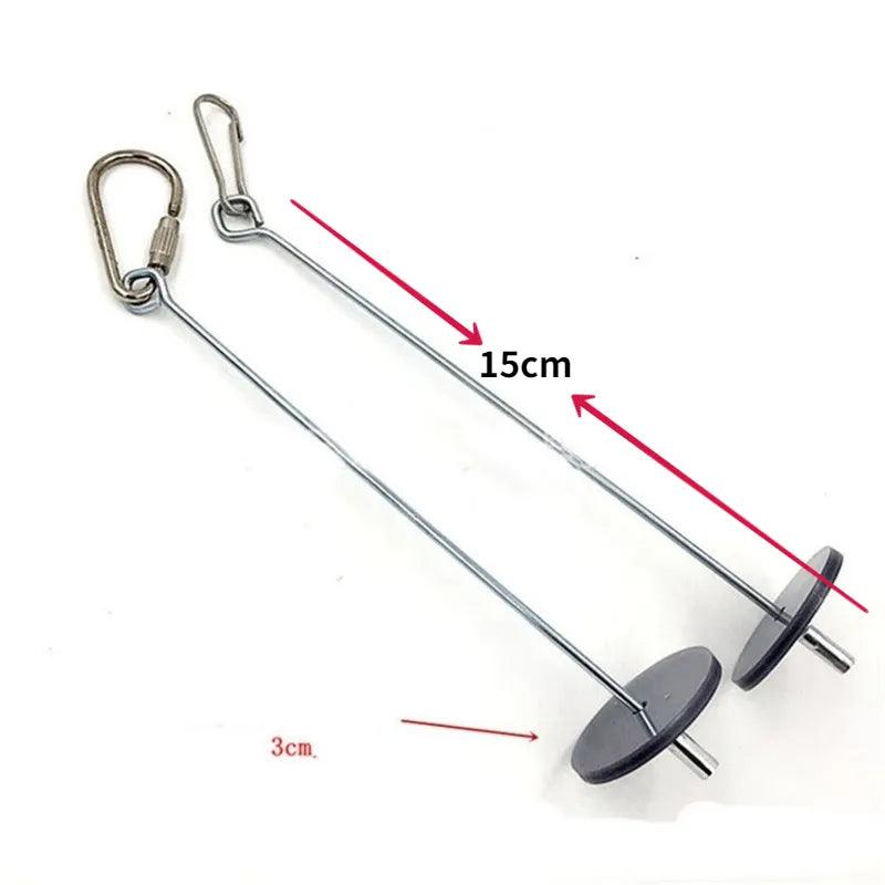 Pet Parrots Birds Food Holder Stainless Steel Fruit Spear Stick Fruit Vegetable Skewer Feeder Foraging Toys Metal Bird Feeder - New House Pets