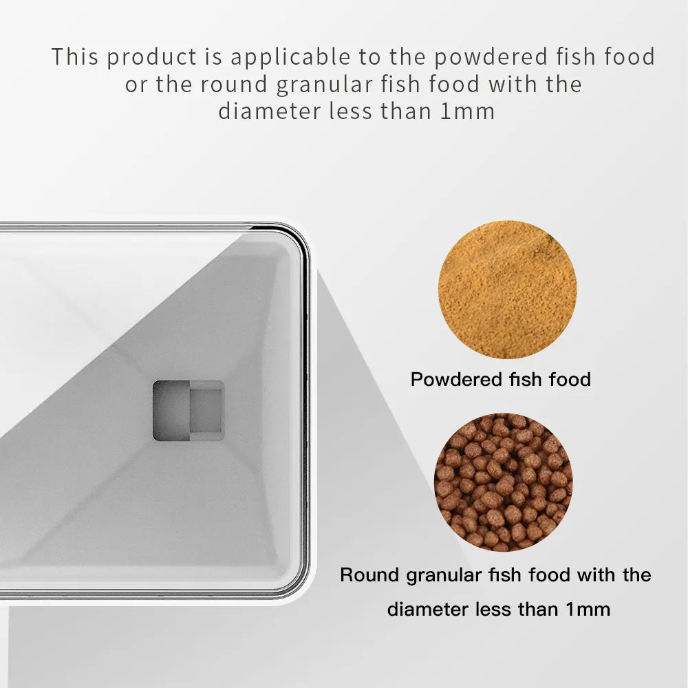 New Timer Fish Feeder Automatic Fish Feeder Digital Aquarium Food Feeding Tools Portable Feeding Dispenser - New House Pets