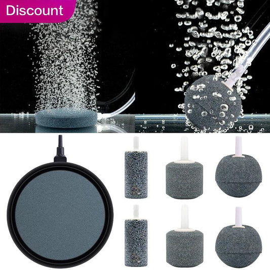 1/5PCS Fish Tank Aquarium Air Stone Oxygen Aerator Increasing Air Bubble Pond Pump Hydroponic Oxygen Supply Great - New House Pets