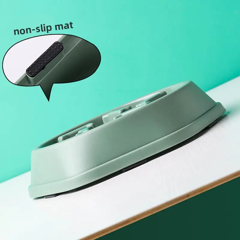 Pet Slow Food Bowl Anti-choking Feeder PP Plastic Dish Bowl Home Dog Eating Plate Anti-gulping Feeding Supplies - New House Pets