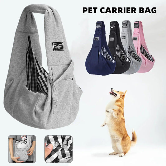 Pet Carrier Bag Portable Travel Single Shoulder Sling Handbag Suitable for Small Pet for Outdoor Travel - New House Pets