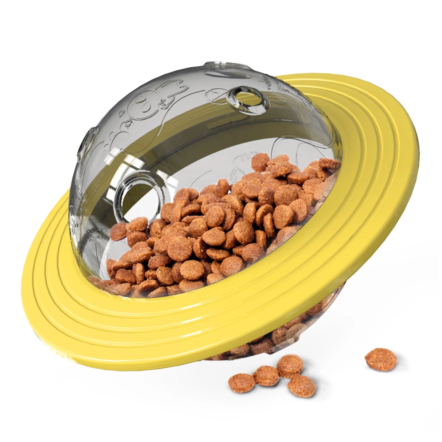 Dog Planet Treat Toy For Small Large Dogs Cat Food Dispensing Funny Interactive Training Toy Puppy Slow Feed Pet Improve IQ - New House Pets