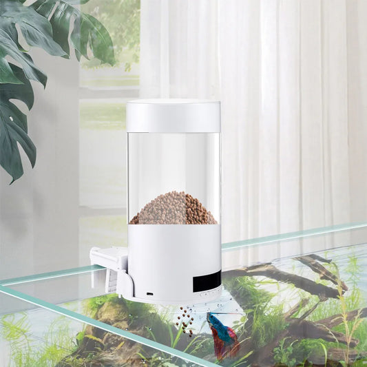 New Timer Fish Feeder Automatic Fish Feeder Digital Aquarium Food Feeding Tools Portable Feeding Dispenser - New House Pets