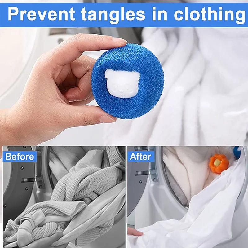 1-5pcs Pet Hair Remover Reusable Ball Laundry Washing Machine Filter Wool Sticker Cat Hair Remover Pet Fur Lint Catcher Home - New House Pets