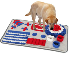 Pet Dog Snuffle Mat Nose Smell Training Sniffing Pad Dog Puzzle Toy Slow Feeding Bowl Food Dispenser Carpet Washable Dog toys - New House Pets