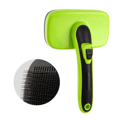 Mewoofun Hair Removal Comb for Dogs Dematting Deshedding Brush Grooming Tool For Matted Long Hair Curly Pet Massage Brush - New House Pets