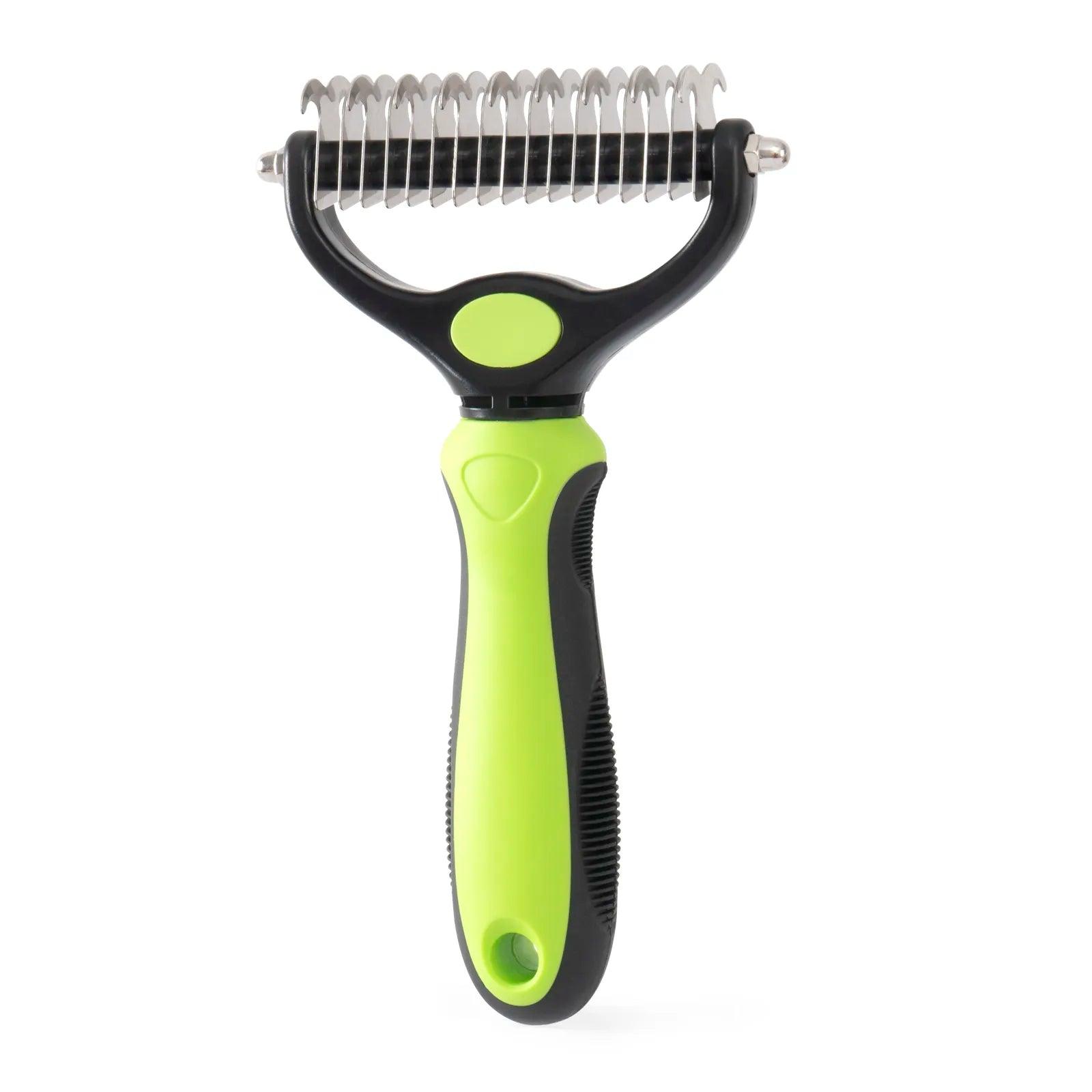Mewoofun Hair Removal Comb for Dogs Dematting Deshedding Brush Grooming Tool For Matted Long Hair Curly Pet Massage Brush - New House Pets