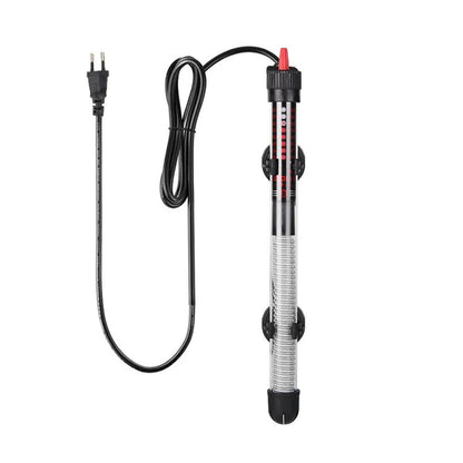 110v-220v Adjustable Temperature Thermostat Heater Rod 25W/ 50W/ 100W/ 200W/ 300W Submersible Aquarium Fish Tank Water Heat - New House Pets
