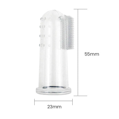 Super Soft Pet Finger Toothbrush Teddy Dog Brush Bad Breath Tartar Teeth Care Tool Dog Cat Cleaning Silicagel Pet Supplies - New House Pets