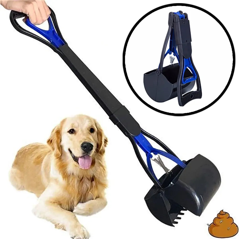 Cleaner Pooper Scooper Pet Dog Long Handle Pet Pooper Scooper Dog Cat Poop Scoop Clean Waste Cleaning Tools Pet Supplies - New House Pets
