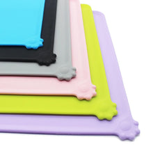 Silicone Waterproof Pet Mat For Dog Cat Pet Food Pad Pet Bowl Drinking Mat Dog Feeding Placemat Portable Outdoor Feeding - New House Pets