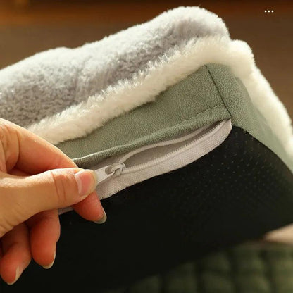 MADDEN Winter Warm Dog Mat Luxury Sofa for Small Medium Dogs Plaid Bed for Cats Dogs Fluff Sleeping Removable Washable Pet Beds - New House Pets