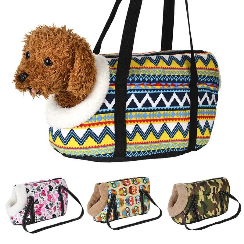 Classic Pet Carrier For Small Dogs Cozy Soft Puppy Cat Dog Bags Backpack Outdoor Travel Pet Sling Bag Chihuahua Pug Pet Supplies - New House Pets