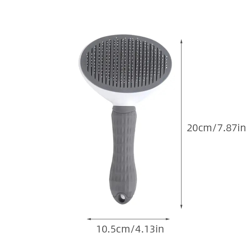 Pet Hair Removal Brush Dog Hair Comb Stainless Steel Automatic Hair Fading Cat Comb Pet Cleaning Grooming Supplies - New House Pets