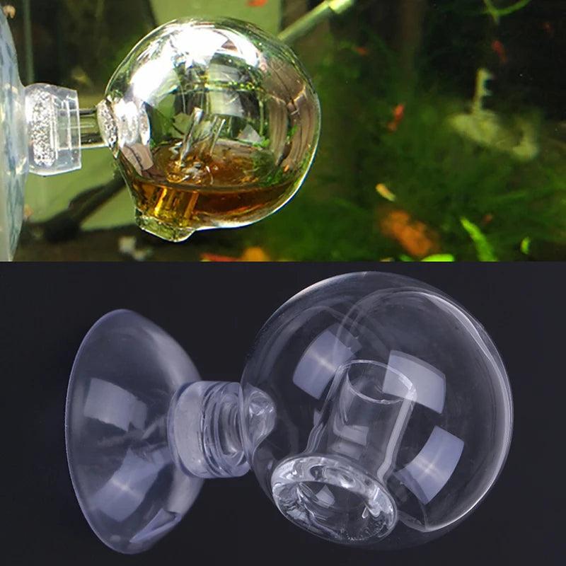 Diffuse Glass CO2 Drop Checker Aquarium Hang On CO2 Monitor Sensor Detector Indicator For Fish Tank Aquatic Planted Tank Test PH - New House Pets