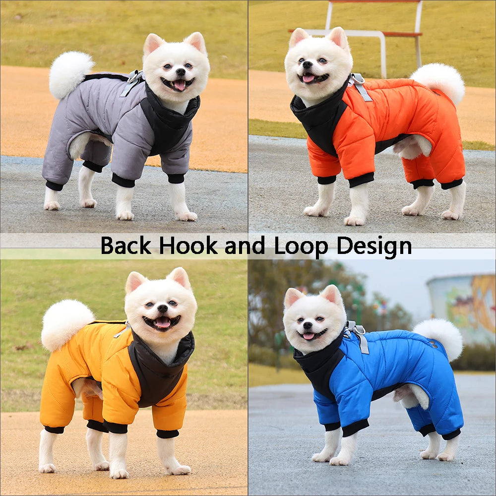 Winter Warm Thicken Pet Dog Jacket Waterproof Dog Clothes for Small Medium Dogs Puppy Coat Chihuahua French Bulldog Pug Clothing - New House Pets