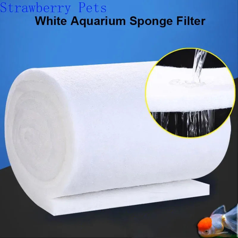 Aquarium Filter Super Thick Biochemical Filter Cotton Sponge for Aquarium Fish Tank Bio Cotton Foam Skimmer - New House Pets