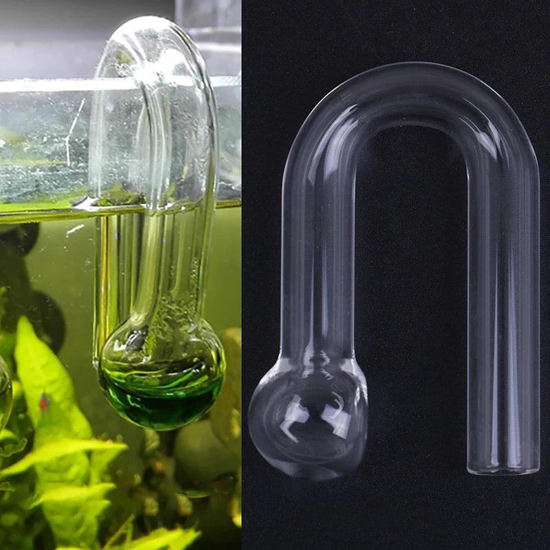 Diffuse Glass CO2 Drop Checker Aquarium Hang On CO2 Monitor Sensor Detector Indicator For Fish Tank Aquatic Planted Tank Test PH - New House Pets