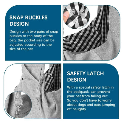 Pet Carrier Bag Portable Travel Single Shoulder Sling Handbag Suitable for Small Pet for Outdoor Travel - New House Pets