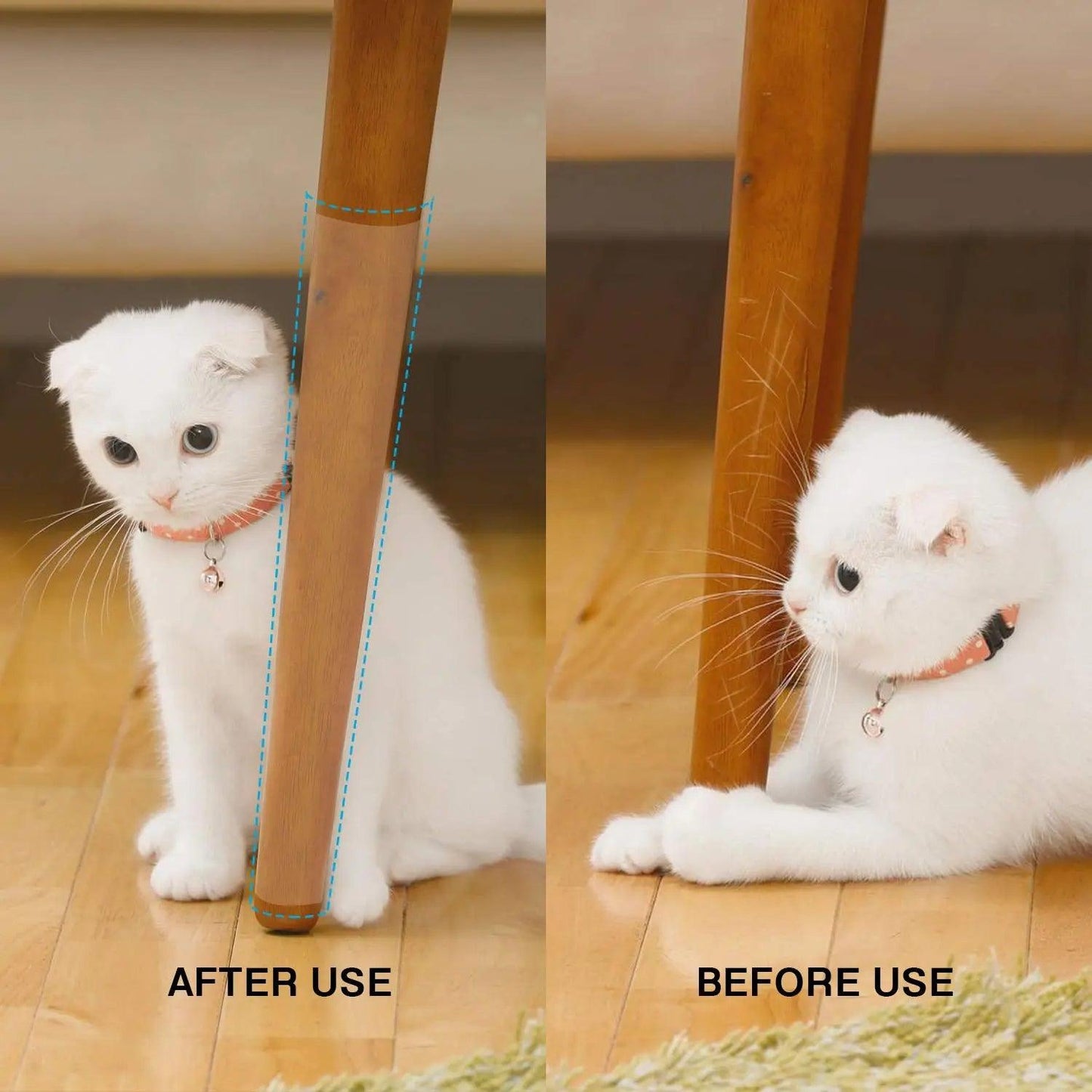 Cat Scratcher Sofa Scraper Tape Scratching Post Furniture Protection Couch Guard Protector Cover Deterrent Pad Carpet for Pet - New House Pets