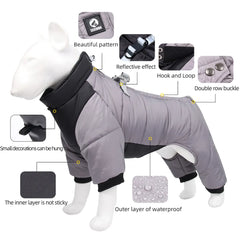 Winter Warm Thicken Pet Dog Jacket Waterproof Dog Clothes for Small Medium Dogs Puppy Coat Chihuahua French Bulldog Pug Clothing - New House Pets