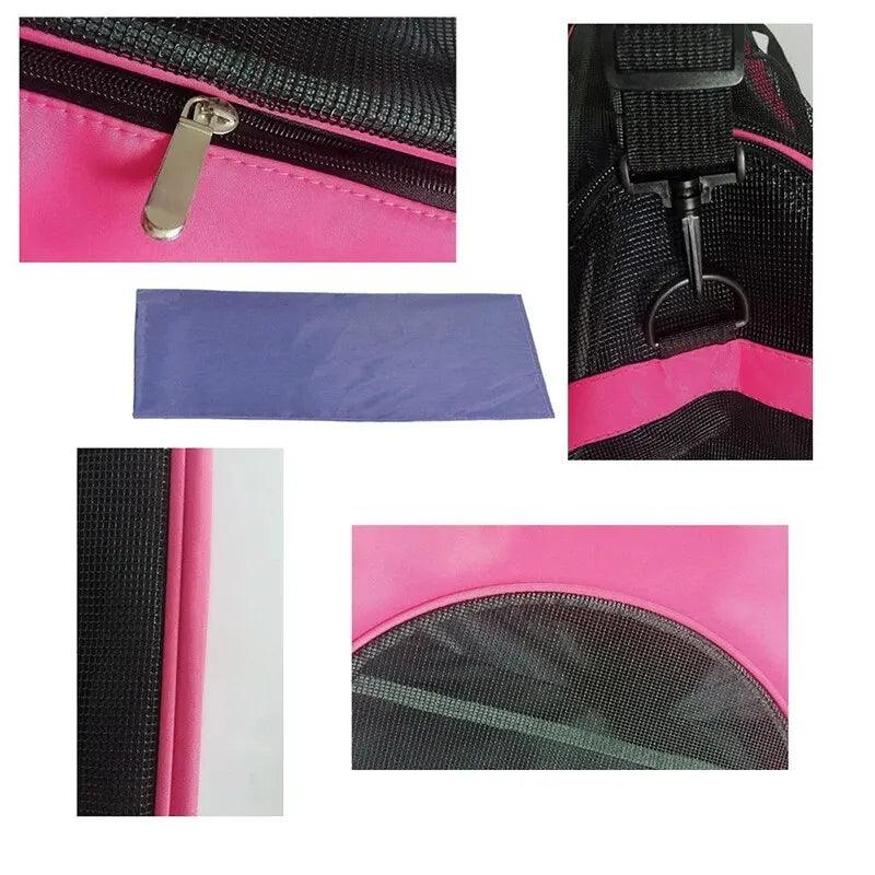 Cat Carrier Soft-Sided Pet Travel Carrier for Cats, Dogs Puppy Comfort Portable Folding Pet Carrier - New House Pets