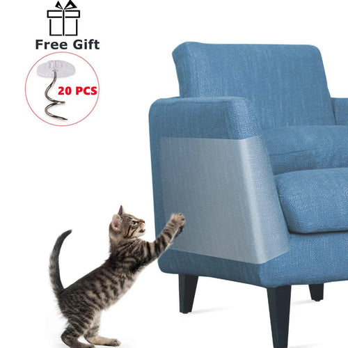 Cat Scratcher Sofa Scraper Tape Scratching Post Furniture Protection Couch Guard Protector Cover Deterrent Pad Carpet for Pet - New House Pets