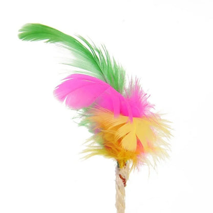 Cat Toy Pet Cat Sisal Scratching Ball Training Interactive Toy for Kitten Pet Cat Supplies Funny Play Feather Toy cat accessorie - New House Pets