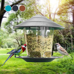 Bird Feeder Automatic Foot Feeding Tool Outdoor Bird Feeder Hanging Nut Feeding Multiple Hole Dispenser Holder Food Container - New House Pets