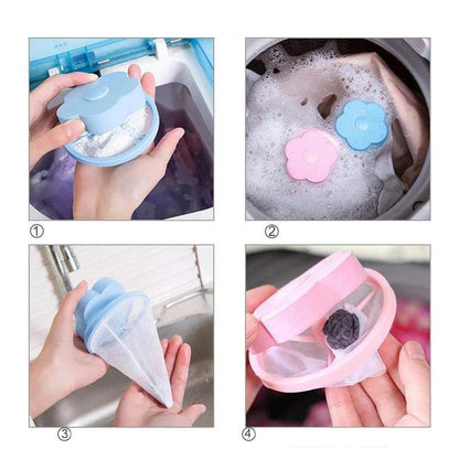 Laundry Ball Floating Pet Fur Lint Hair Catcher Clothes Cleaning Ball Laundry Hair Removal Cleaning Mesh Bag For Washing Machine - New House Pets