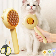 Pet Grooming Needle Brush Magic Massage Comb Hair Remover Pets General Supplies with Pet Nail Clippers For Cat Dog Cleaning Care - New House Pets