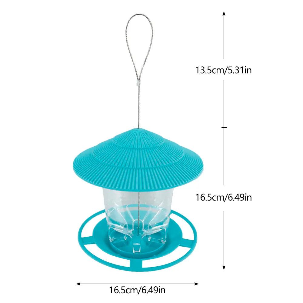 Bird Feeder Automatic Foot Feeding Tool Outdoor Bird Feeder Hanging Nut Feeding Multiple Hole Dispenser Holder Food Container - New House Pets