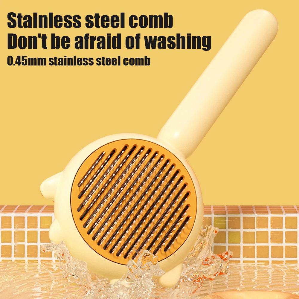 Pet Grooming Needle Brush Magic Massage Comb Hair Remover Pets General Supplies with Pet Nail Clippers For Cat Dog Cleaning Care - New House Pets